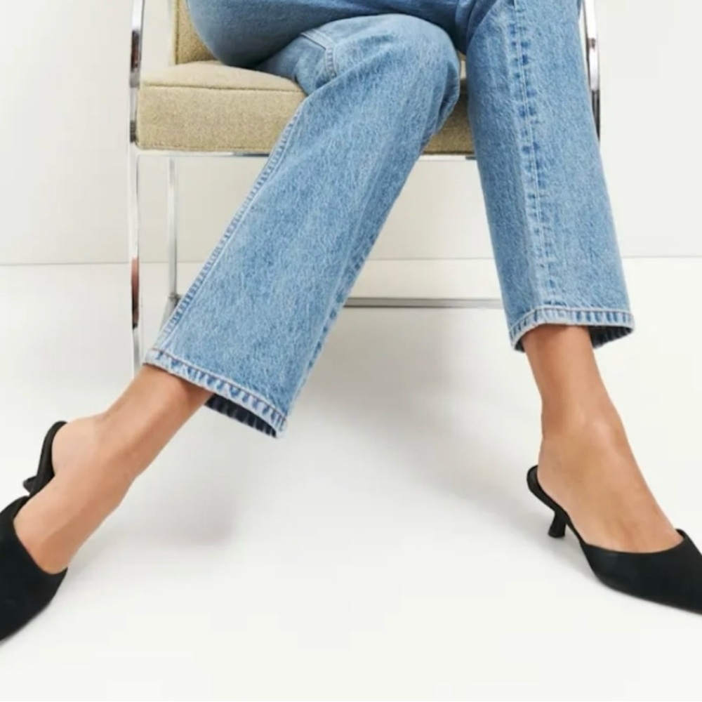 Reformation Wilda Kitten Mule | Size 8